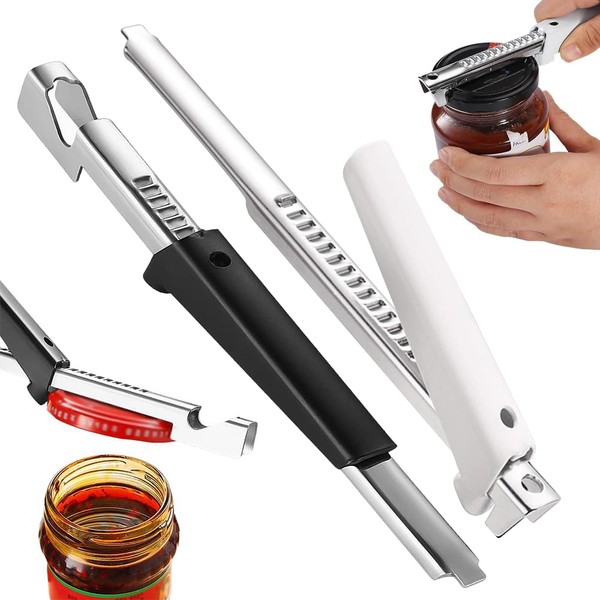 Hshenjhu Effortless Arthritis Jar Opener, Multifunctional Adjustable Can Opener, Stainless