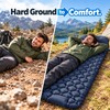 Inflatable Camping Sleeping Pad with Pillow – Self-Inflating Air Cushion