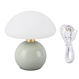 LED Mushroom Lamp Innovative 3 Color Temperatures Dimmable Touching Switch Nightstand Lamp for Bedroom
