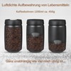 TTSTOIEE Vacuum Lid Coffee Tin (Coffee, Tea, Stainless Steel Container