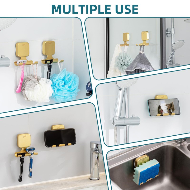 TAILI Shower Razor Holder Suction Cup, Vacuum Hanger Door Hooks