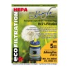 HEPA MICROFILTER Vacuum Bags - JOHNNY VAC JV315 - PKG/5