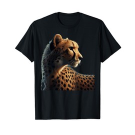 Leopard Cheetah Tiger Leopard Face Lion Cat T-Shirt