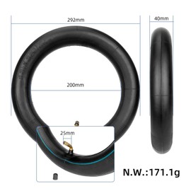 TREFAN 12.5 inch electric vehicle tyres, 12 1/2 x 2.50/2.75 pushchair hose, outer 90° bend, thickened inner tube is suitable for 12 inch electric vehicle thickened inner tube (2 pieces)
