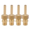 4 PCS Water Fountain Nozzles Pure Copper Large Hexagonal Direct