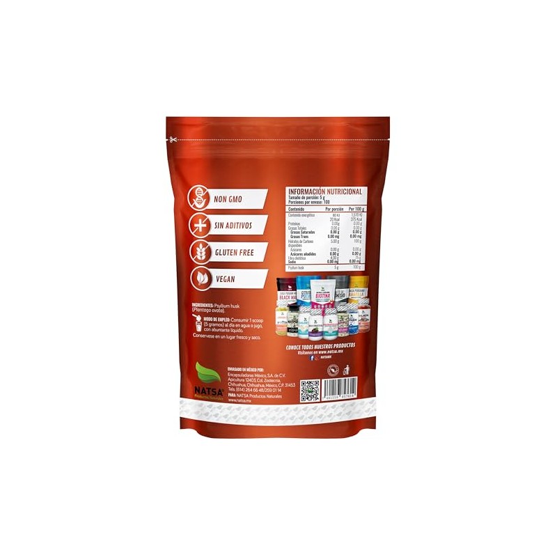 Psyllium Plantago Premium, 500 g