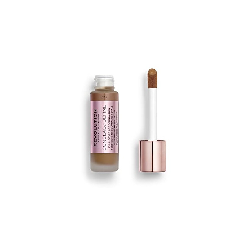 Makeup Revolution Base Maquillaje Conceal And Define Cobertura Total Acabado