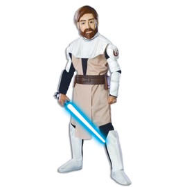 Delux Obi-Wan Kenobi costume Boy - Large 8-10 Years