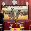 JASFLY Screen Projector 120 Inch 16:9 HD High Resolution Projector