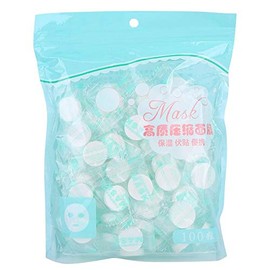 YUYTE Máscara Facial Comprimida de 100 Piezas, Mascarilla Desechable para el Cuidado de la Piel Hecha a Sí Misma, Papel de Mascarilla Facial...       