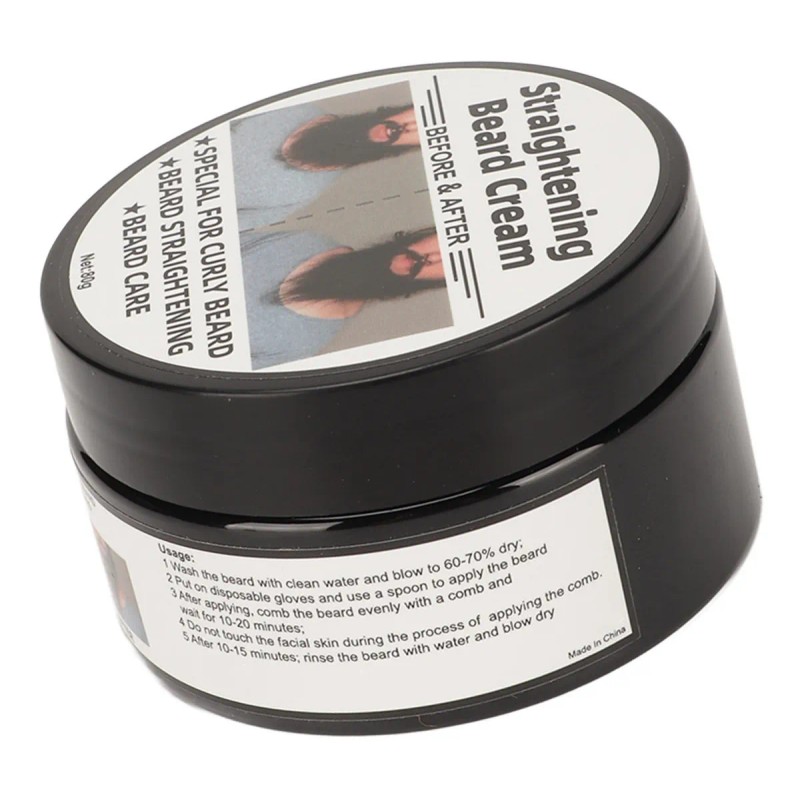 Crema Acondicionadora Suavizante Para Barba Que Reduce El En