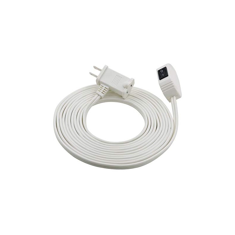 Prime EC870615 15-Foot 16/2 SPT-2 Remote Switch Cord, White