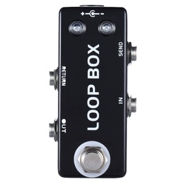 YMUZE Moskyaudio Mini Loop Box Guitar Effect Pedal with Channel Selection True Bypass