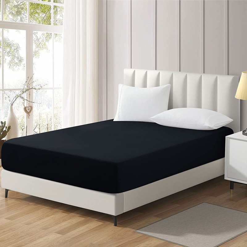 AMEHA Super King Fitted Sheet 25 cm Deep Soft Brushed