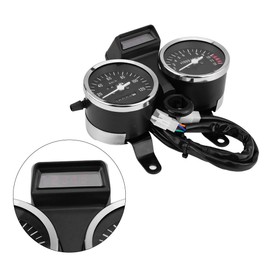 for Dirt Bike Speedometer mph Motorcycle Modified Tachometer,LED Accessories Speedometer Odometer Tachometer for GN125