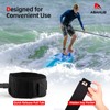 Abahub Premium Coil SUP Leash, 10 ft Coiled Paddle Board