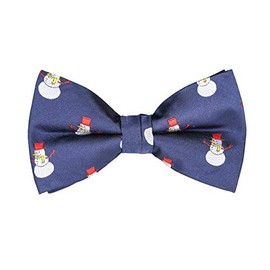 Lovacely - Pajarita de Navidad para hombre, diseño de festival, tela jacquard, para fiesta de Navidad, 505, Talla única