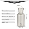 Lixada 430ml Leakproof Titanium Bottle Ultralight Outdoor Camping Cycle Hiking