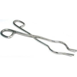 FindingKing Steel Crucible Tongs 8" Casting Oven Flask Holder Jewelers Tool