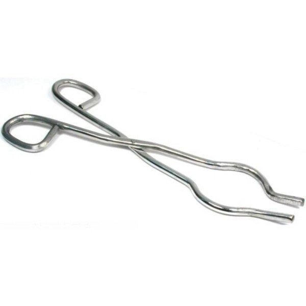 FindingKing Steel Crucible Tongs 8" Casting Oven Flask Holder Jewelers