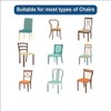 Hyper Cover Stretch Dining Chair Covers (Black, 4 pcs) -