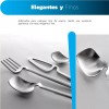 Bluelander Set Portátil Cubiertos Minimalistas Acero Inoxidable 4 Pzas