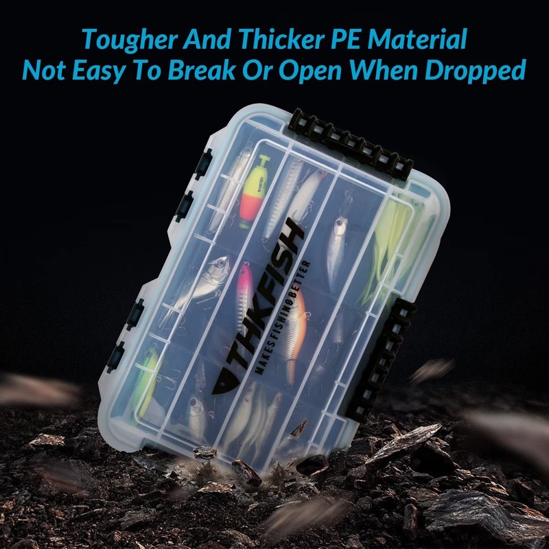 THKFISH Caja de aparejos de pesca 3600-1 pieza impermeable flotante