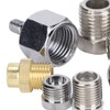 Professional Spray Gun Connector Set, 9Pcs Airbrush Connector Set for