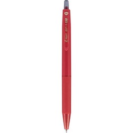 Pilot Bolígrafo Bp-1 Rt, Punto Mediano (1.0 Mm), Retráctil, Tinta Base Aceite Color Rojo, Caja De 12 Piezas