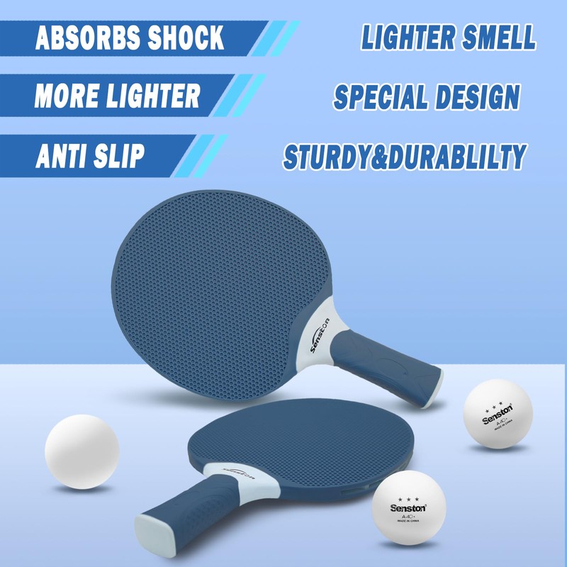 Senston Table Tennis Rackets Set, Professional Table Tennis Bats, Composite