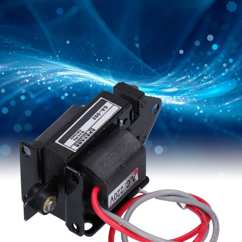 BERM Push Pull Electromagnet Traction Solenoid 0.5KG Suction 10mm Stroke