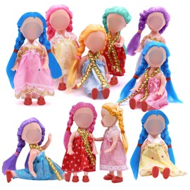 Mini-Dolls Surprise Easter Egg Fillers - 3.8 Inch Baby Doll Toys Set Include Dolls Clothing Dress, Kids Gift Egg Stuffers Goodie Bag Stuffers, Classroom Prizes Boys and Girls Gift (Randomly 10Pack)