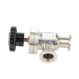 Bellows Isolation Valve, Stainless Steel Kf25 Valve High Vacuum Manual Right Angle Valve Kf25 Valve Bellows Valve