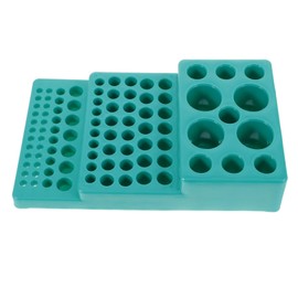 iplusmile Test Tube Display Rack Lightweight Easy to Store Plastic Tube Holder for Lab Use