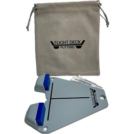 Flight Deck Tour Soft - Outdoor Use - Golf Putting Training Aid - Develop Solid & Square Impact - Soft Impact Pads - Trains Alignment & Perfect Impact Position - USA-Made - Designed by PGA Coach