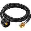 DwellWel 6FT Propane Adapter Hose LP Tank 1lb to 20lb