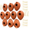 Lot - 10 Biblical Replica HERODIAN OIL LAMPS from Israel