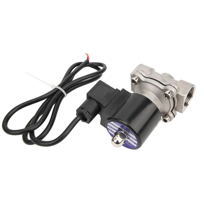 G3/4in Electric Solenoid Valve Stainless Steel Quick Opening Direct Action