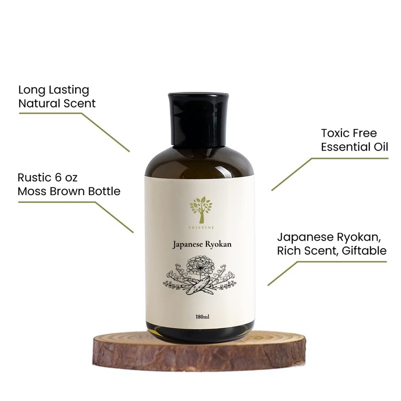 PRISTINE Japanese Ryokan/Inspired by Shang Hotel Reed Diffuser Refill with