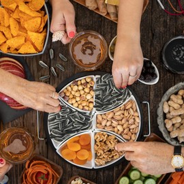 Luckforst Artificial Melon Seeds, 50 Pcs Realistic Lifelike Fake Melon Seeds Models for Home Kitchen Restaurant Nut Display Party Photo Props DIY Crafts