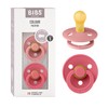 BIBS Colour Pacifier Pack of 2, BPA-Free, Cherry Shape Nipple.