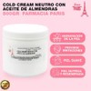 Farmacias Paris Cold Cream Neutro Aceite Almendras Humectante Colágeno Marino