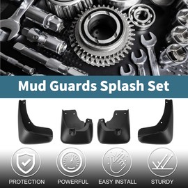 TUCKBOLD Mud Flaps Splash Guards for Toyota Avalon 2007-2011 Front & Rear Mud Guards W/Mount Accessories