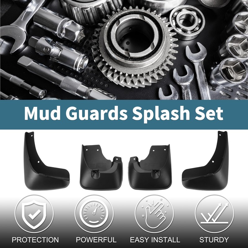 TUCKBOLD Mud Flaps Splash Guards for Toyota Avalon 2007-2011 Front