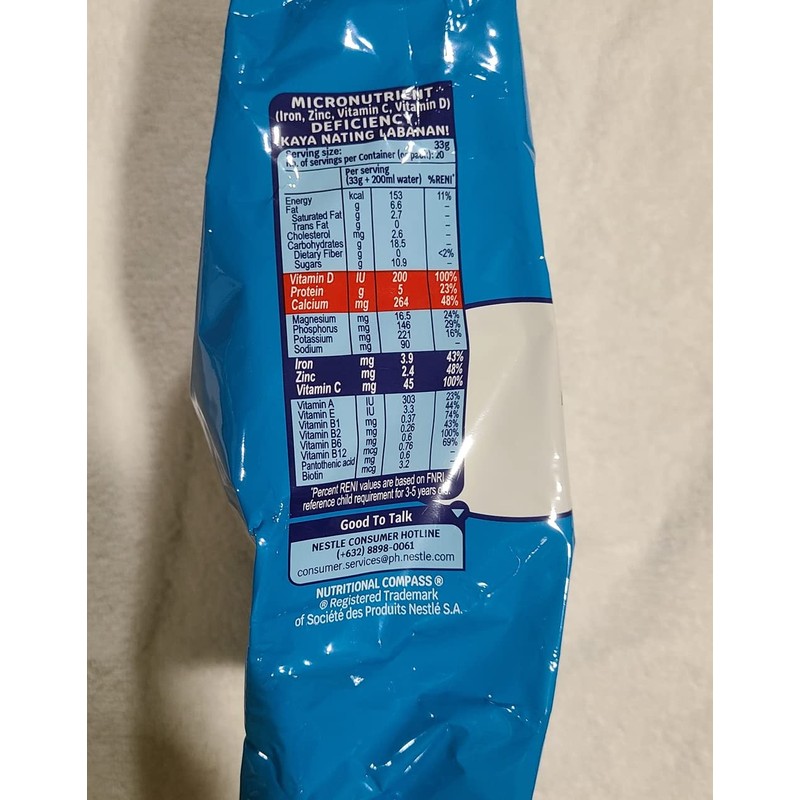 2 x 680 grams Bear Brand Fortified Powdered Milk Drink