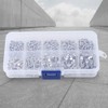 Full Rivets 500pcs Aluminum Flat Head Full Rivets Multi Size