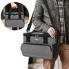 Trunab Reusable 6 Cups Drink Carrier for Delivery with Adjustable