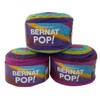 Bernat Pop Worsted Weight Self-Striping 3-Pack Acrylic Yarn 5 Ounces