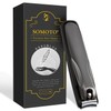 SOMOTO Nail Clippers, Premium Nail Clippers, Shatterproof, Extra Large Opening,