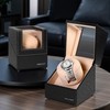 TRIPLE TREE Single Watch Winder Newly Upgraded, with Flexible Plush